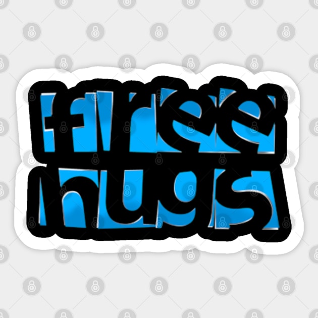 Free Hugs Sticker by SAN ART STUDIO 